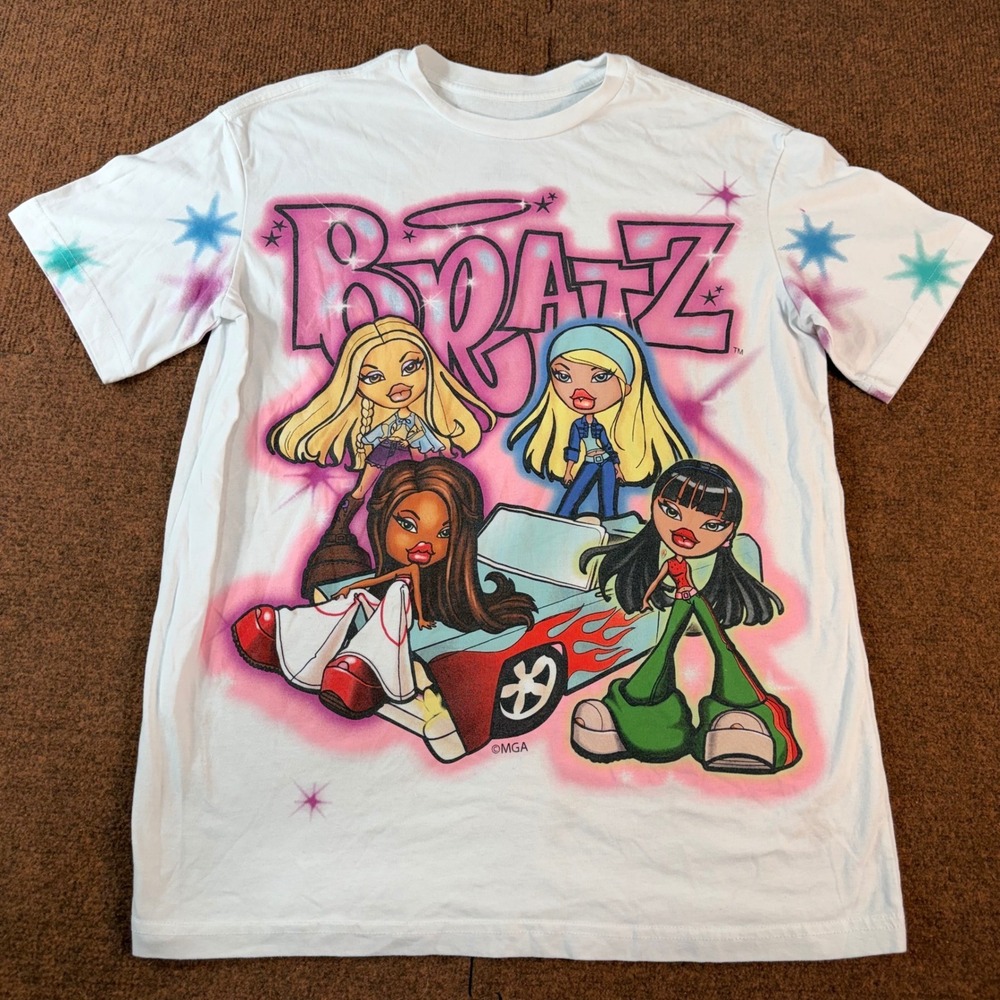 Bratz T-Shirt White Y2K Large A+